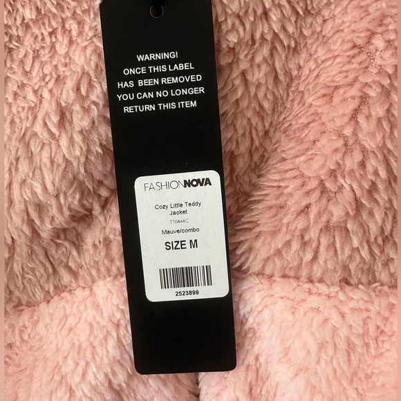 Fashion Nova Teddy Jacket size M (NWT) - Picture 5 of 5
